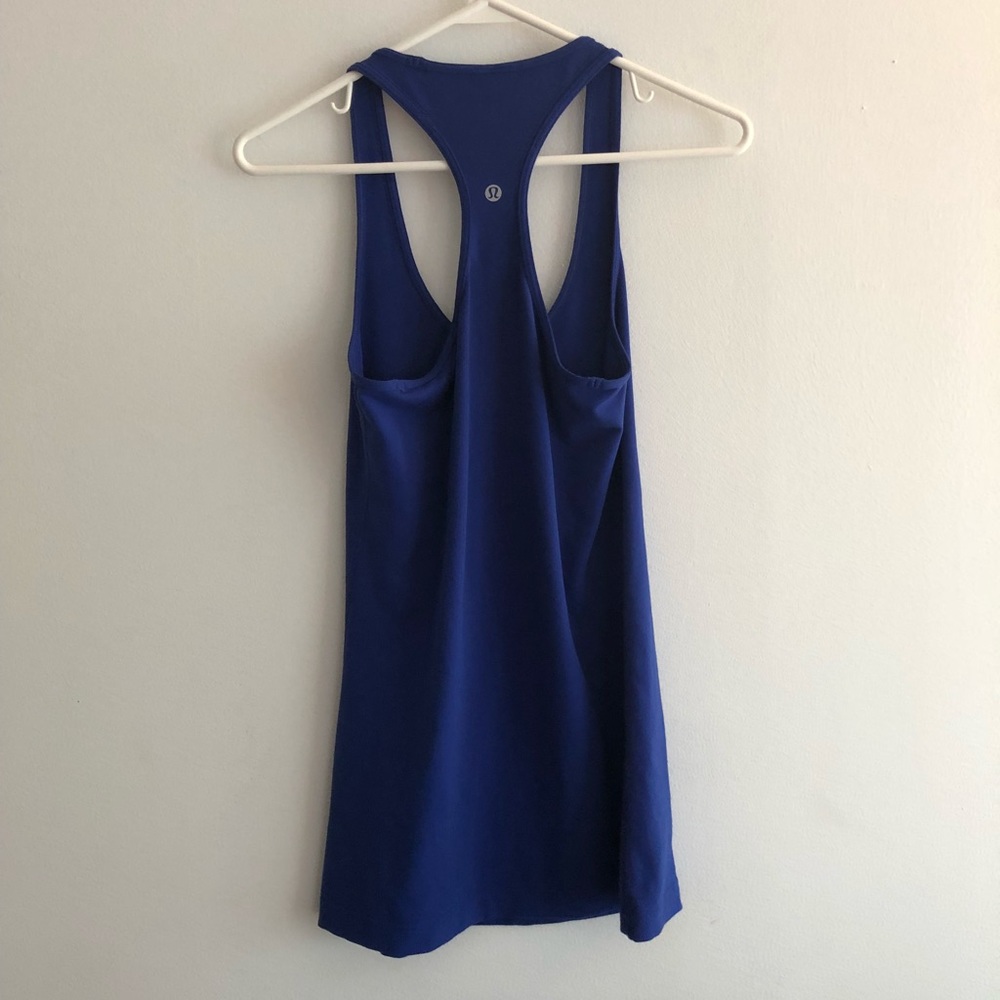 ❌SOLD❌ Lululemon Cool Racerback Tank in Sapphire - Picture 4 of 4
